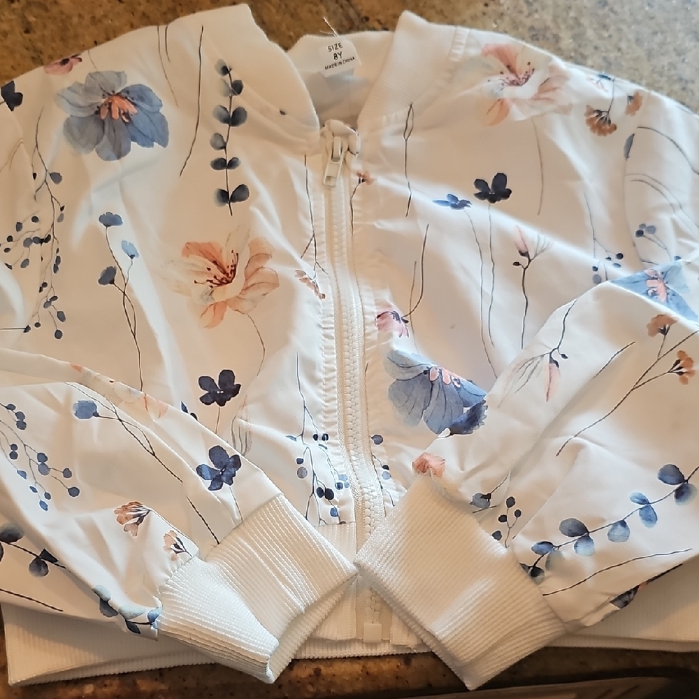 Floral Kids's Bomber Jacket